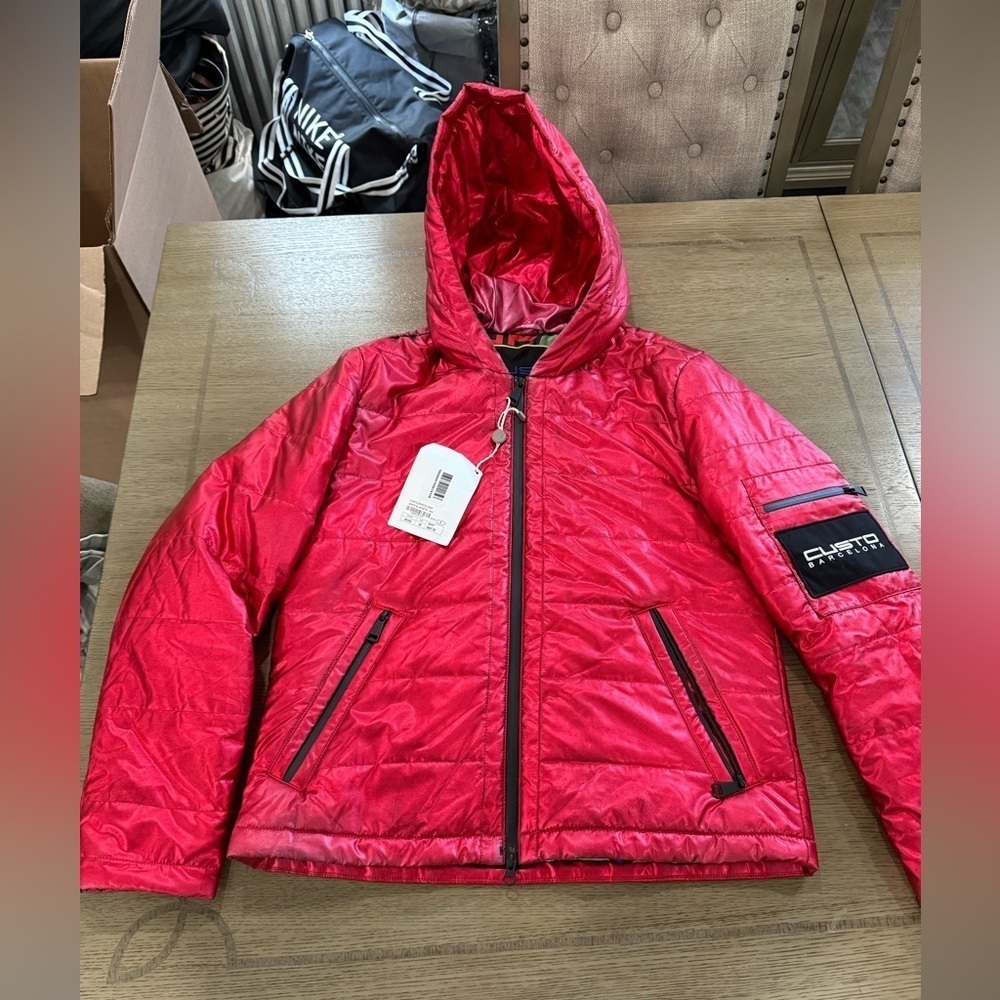 Custo Barcelona  Red Puffer Jacket
